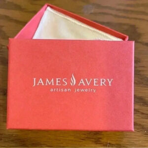 James Avery jewelry Box‎ with felt pouch EMPTY
